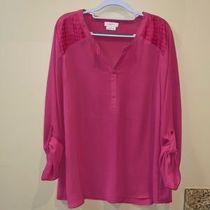 Pink Long Sleeve Tunic